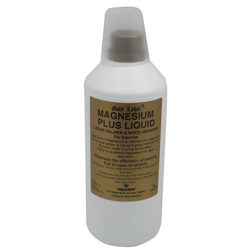 Gold Label 1lt Magnesium Plus Liquid in Gold