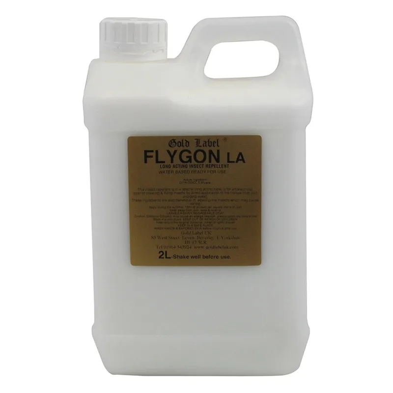 Gold Label 2lt LA Flygon Repellent in Gold