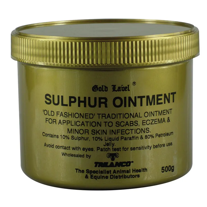 Gold Label 500g Sulphur Ointment in Gold