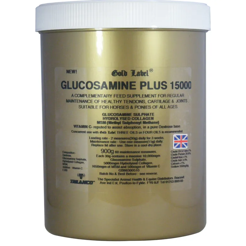 Gold Label 900g Glucosamine Plus 15000 Supplement