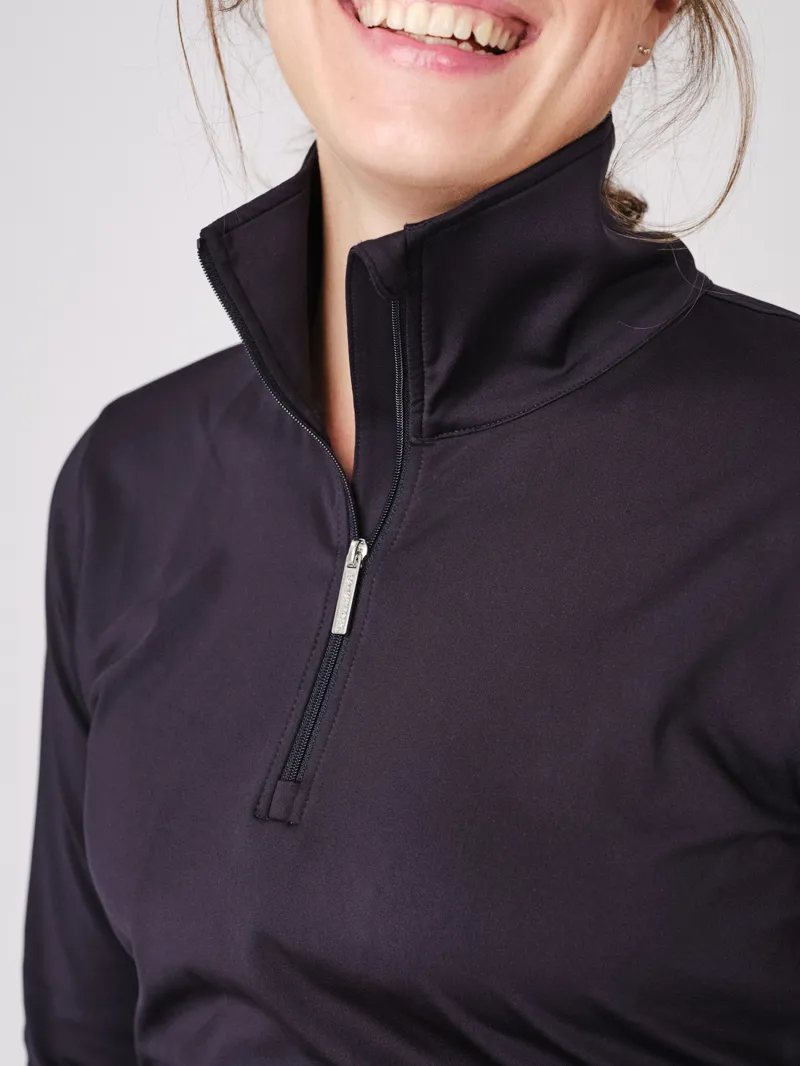 PS of Sweden Grace Half Zip Sweater Navy-1