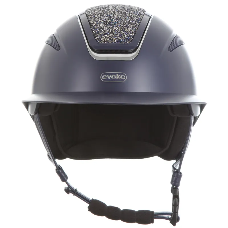 Evoke Callisto Wide Peak Helmet Navy/Navy Crystal-1
