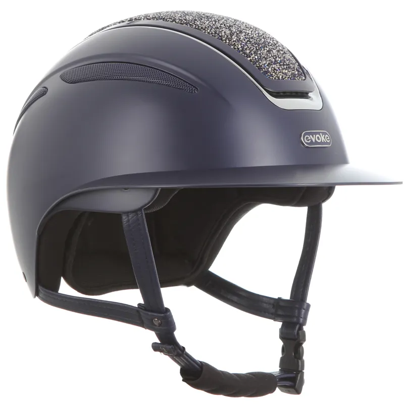 Evoke Callisto Wide Peak Helmet Navy/Navy Crystal-3