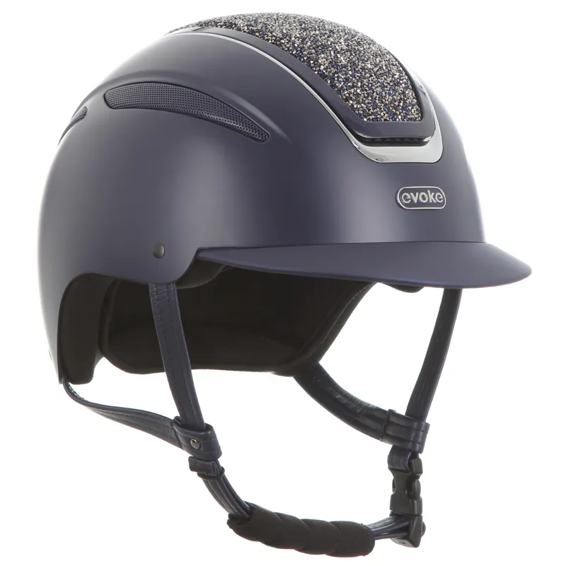 Evoke Callisto Classic Peak Helmet Navy/Navy Crystal-3