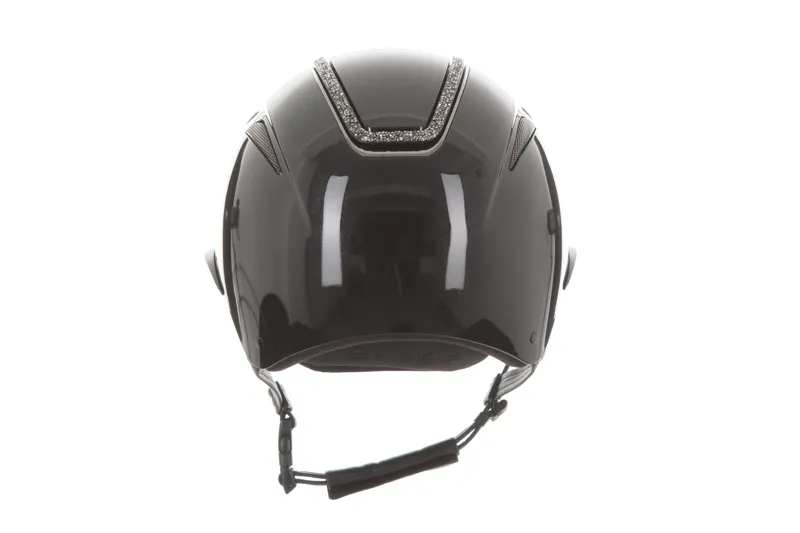 Evoke Callisto Wide Peak Metallic Graphite/Marcasite Crystal Frame-3