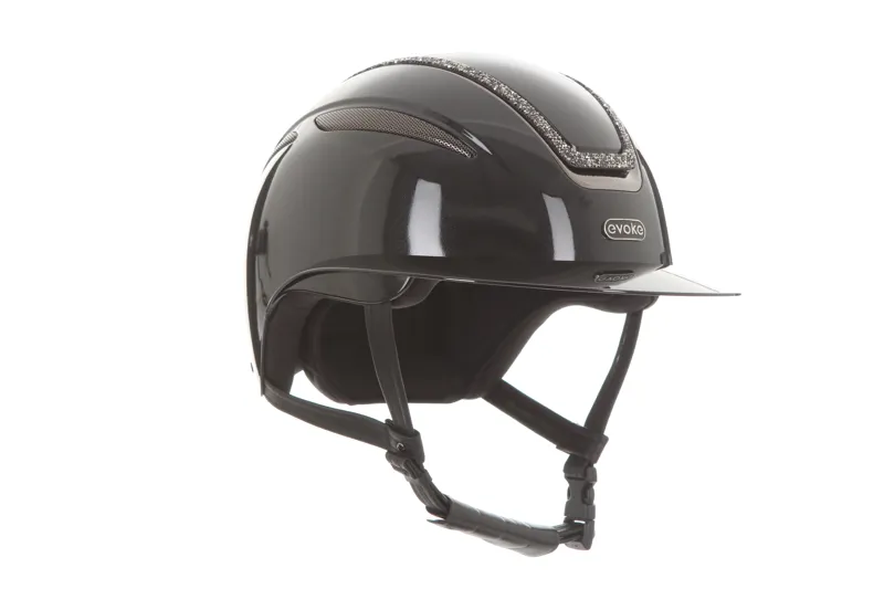 Evoke Callisto Wide Peak Metallic Graphite/Marcasite Crystal Frame-2