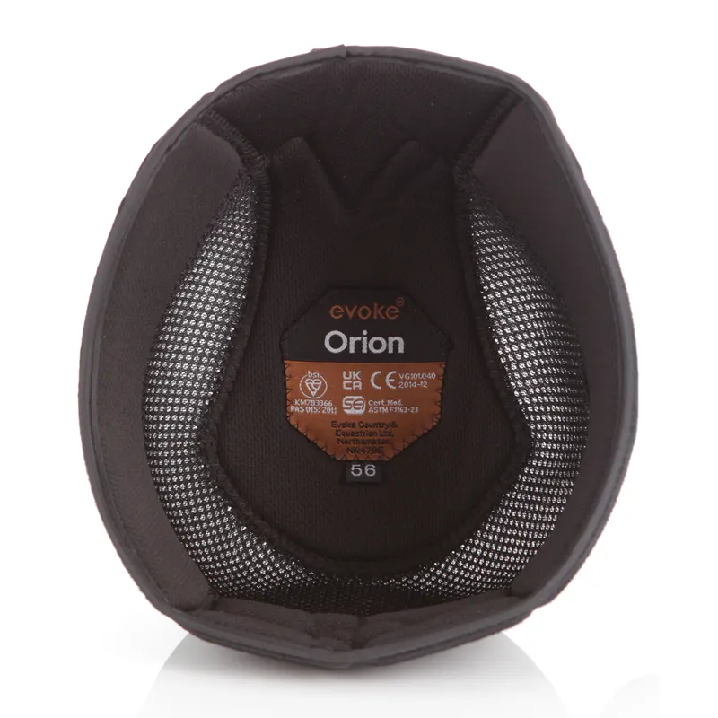 Evoke Callisto Removeable Crown Padded Helmet Liner Navy-1