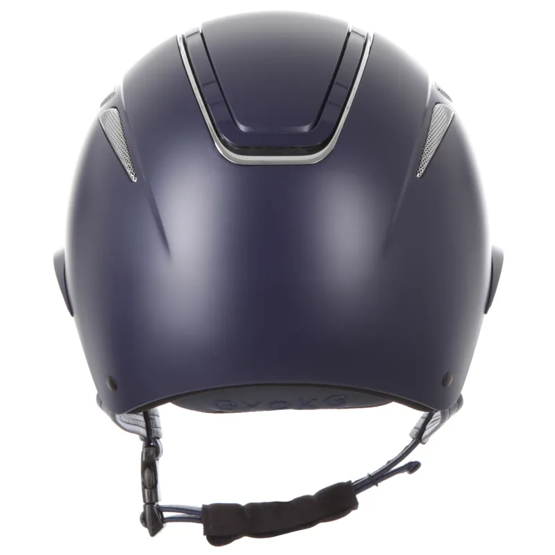 Evoke Callisto Wide Peak Helmet Navy/Chrome-2