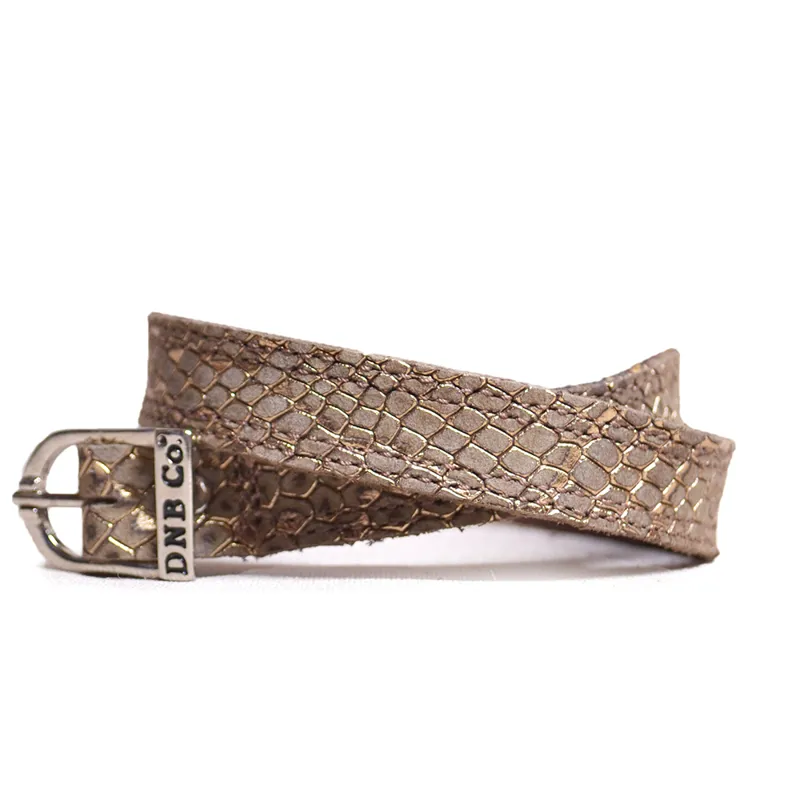 DeNiro Spur Straps Regal Brown Gold