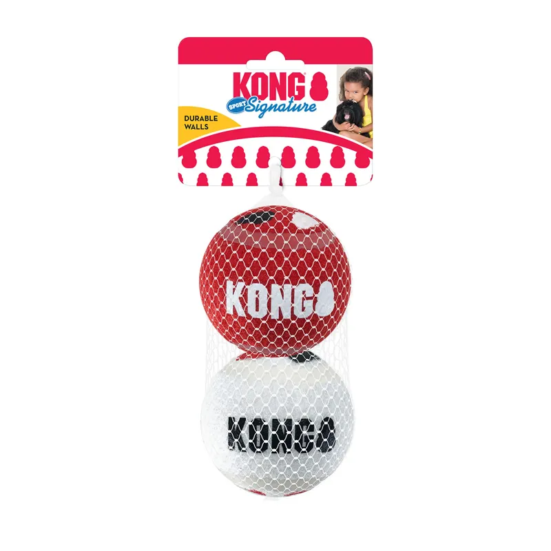 KONG Signature Balls Medium 2 pack-1