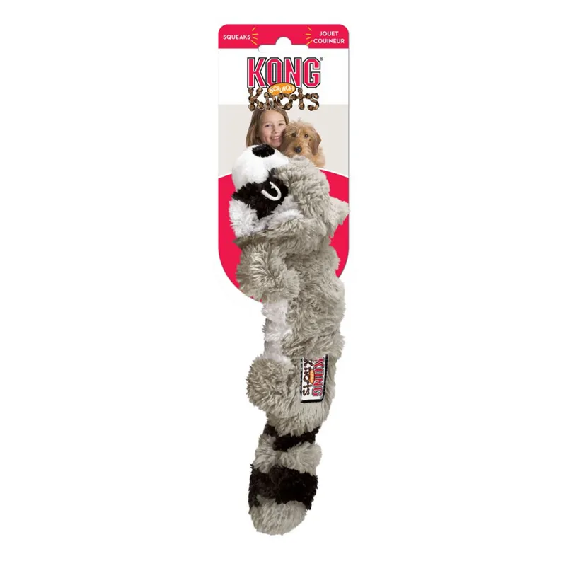 KONG Scrunch Knots Raccoon - Medium/ Large