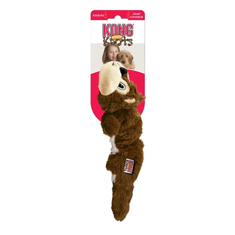 KONG Scrunch Knots Squirrel Smalll/Medium