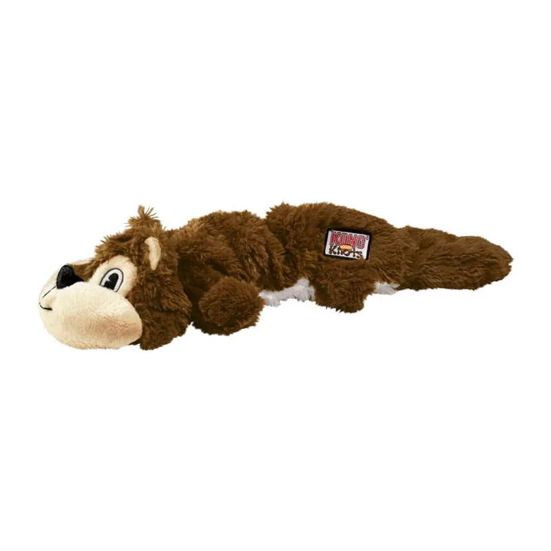 KONG Scrunch Knots Squirrel - Medium/ Large 