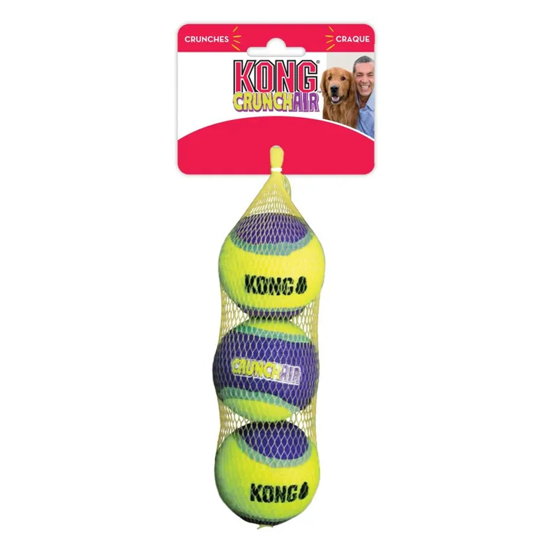 KONG CrunchAir Balls Medium 3 pack