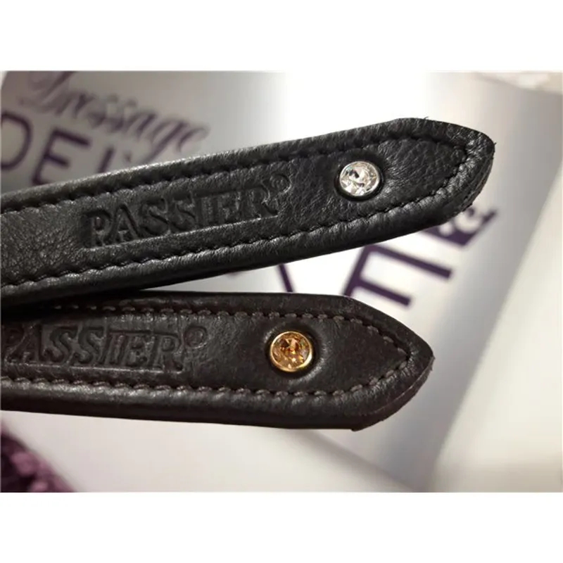 Passier Crystals Soft Stirrup Leathers Black