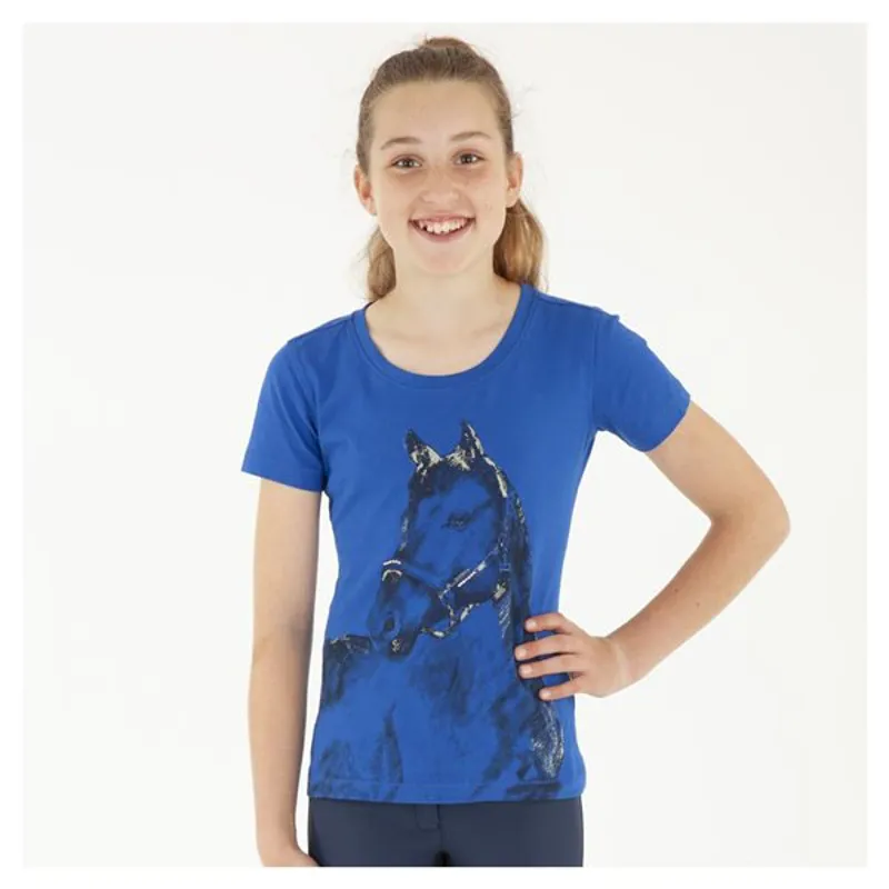  Anky Horse T-Shirt Girls ATK191301 Royal Blue