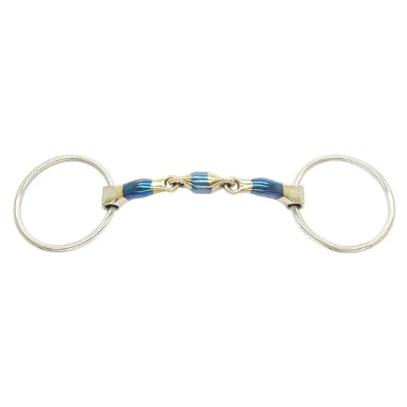 Bombers Bits Loose Ring Elliptical B Snaffle 12mm