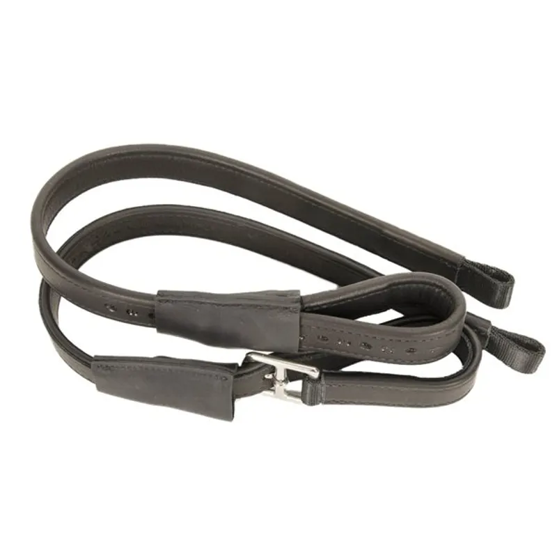 Equipe Mono Dressage Stirrup Leathers Black