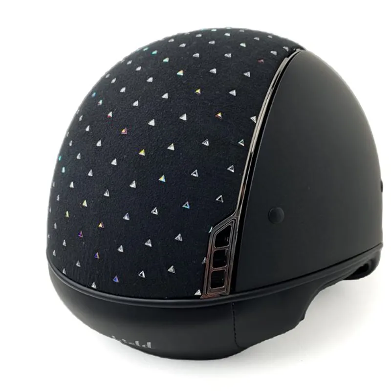 Samshield Shadowmatt Helmet with Fancy Swarovski Top Black-3