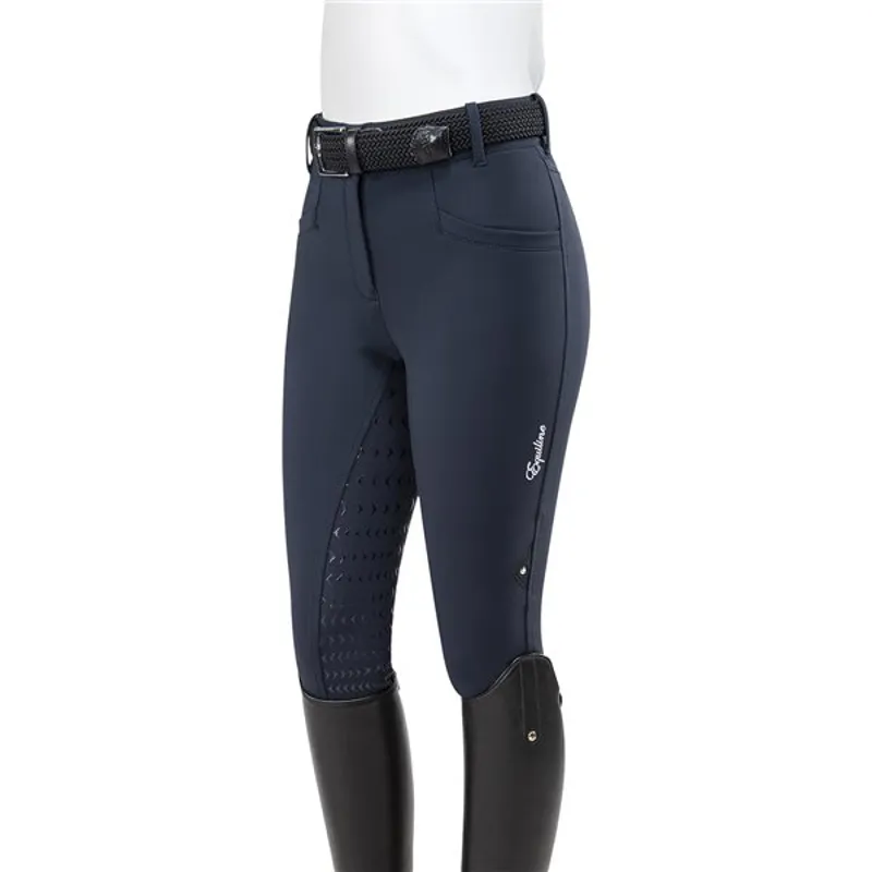 Equiline Softshell Winter Breeches Edelina Navy 