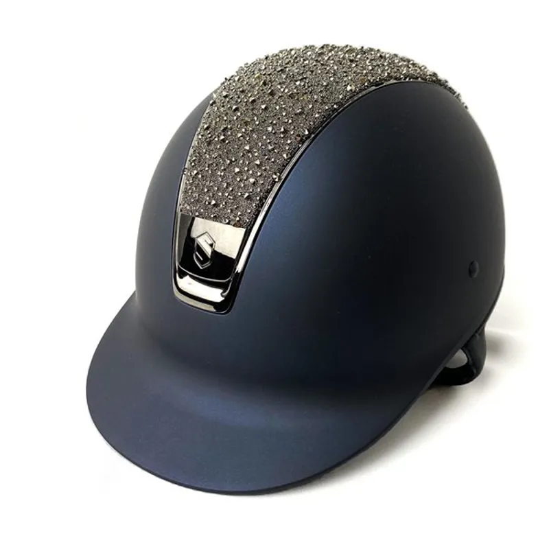 Samshield Shadowmatt Helmet with Crystal Medley Top Navy-2