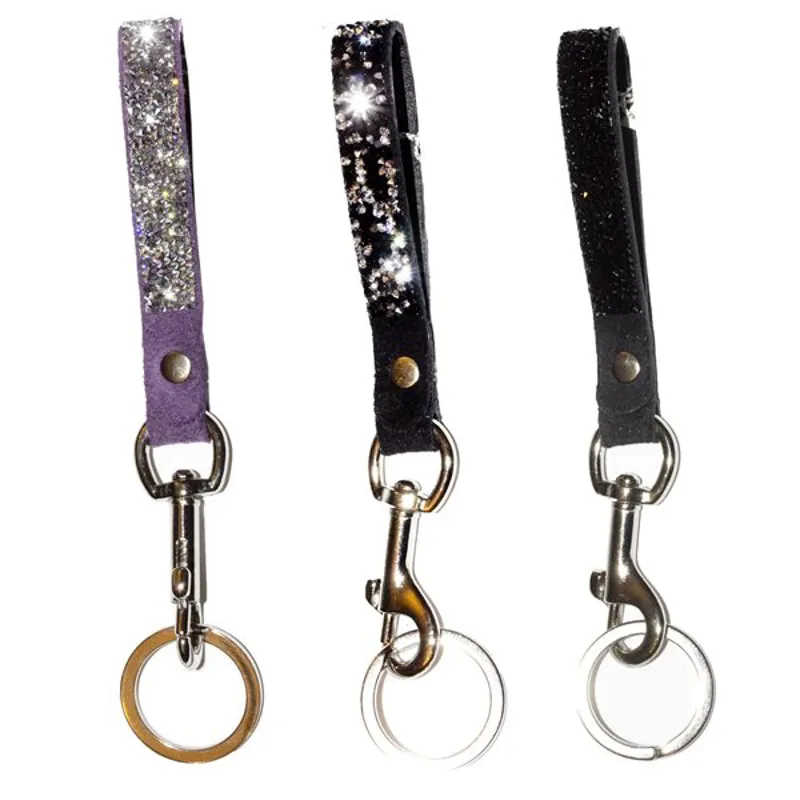 Otto Schumacher Crystal Key Fob  Black