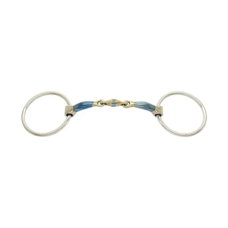 Bombers Bits Loose Ring Elliptical B Comfy Snaffle 12mm