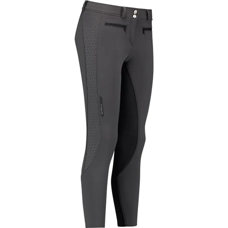 Euro Star Pharis Full Grip Winter Breeches Grey