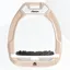 Flex-On Safe-On Ultra Grip Stirrups - Milkshake/White