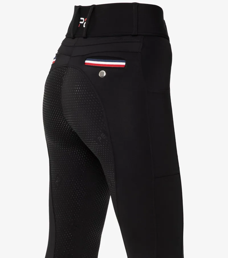 Mirillo Ladies Full Seat Gel Riding Tights / Black-1