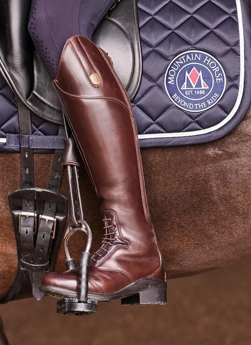 Mountain Horse Aurora Tall Leather Riding Boots - Brown-1
