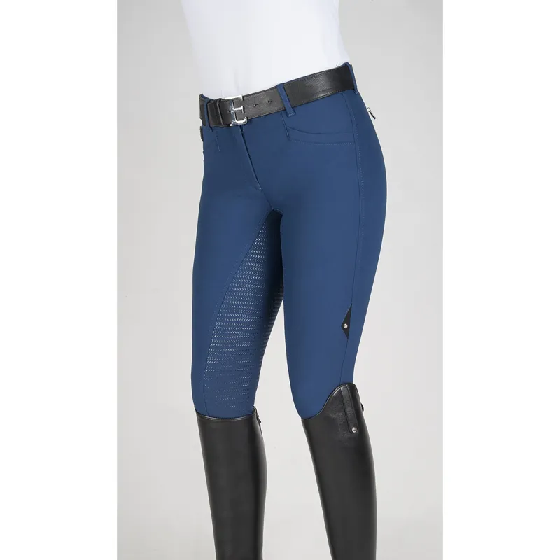 Equiline Ladies Cedar Grip Breeches Crown Blue