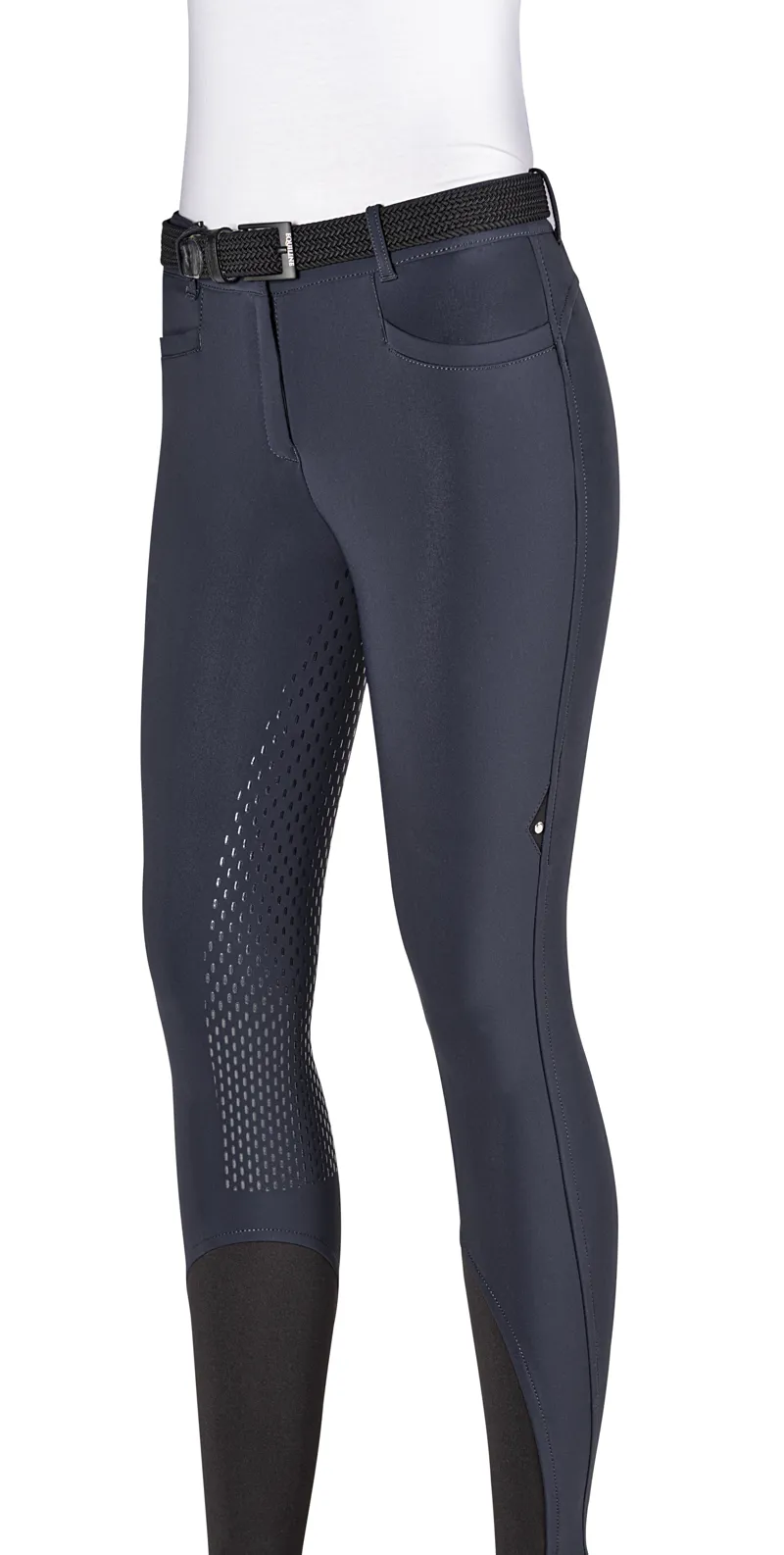 Equiline Caleitef Full Grip Breeches Blue