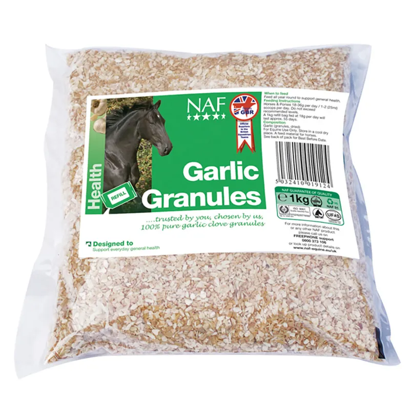 NAF Garlic Granules - Bag 1 kg refill