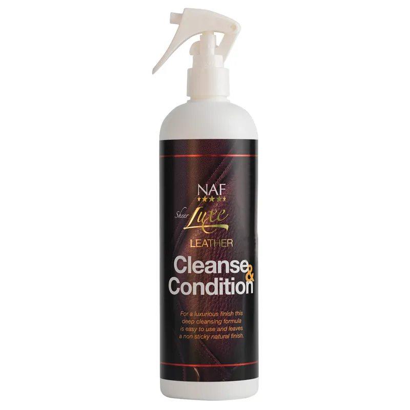 NAF Sheer Luxe Leather Cleanse And Condition 500 ml