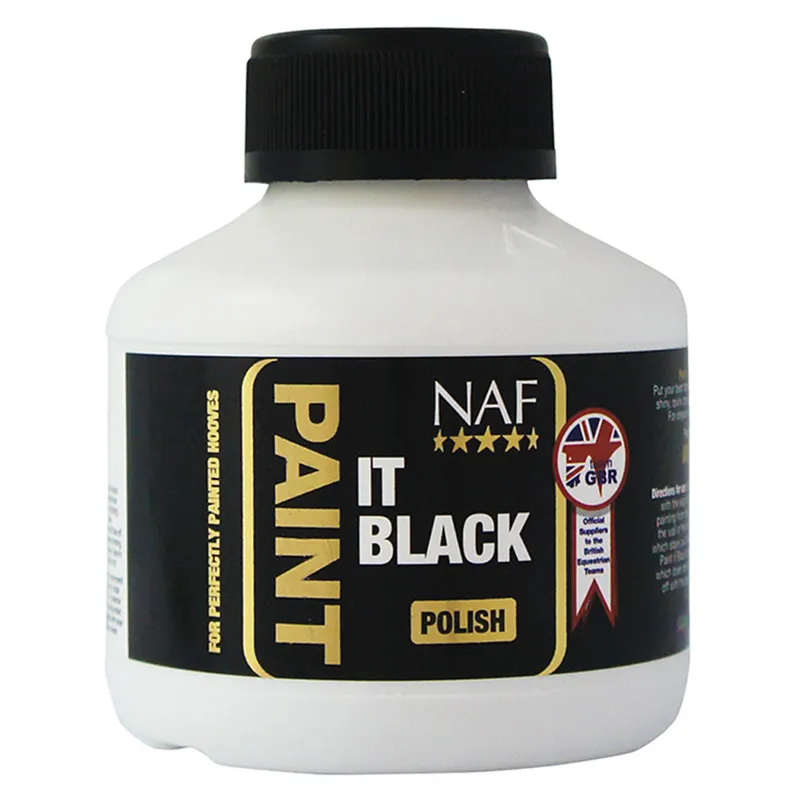 NAF Paint It Black Hoof Polish - 250 ml
