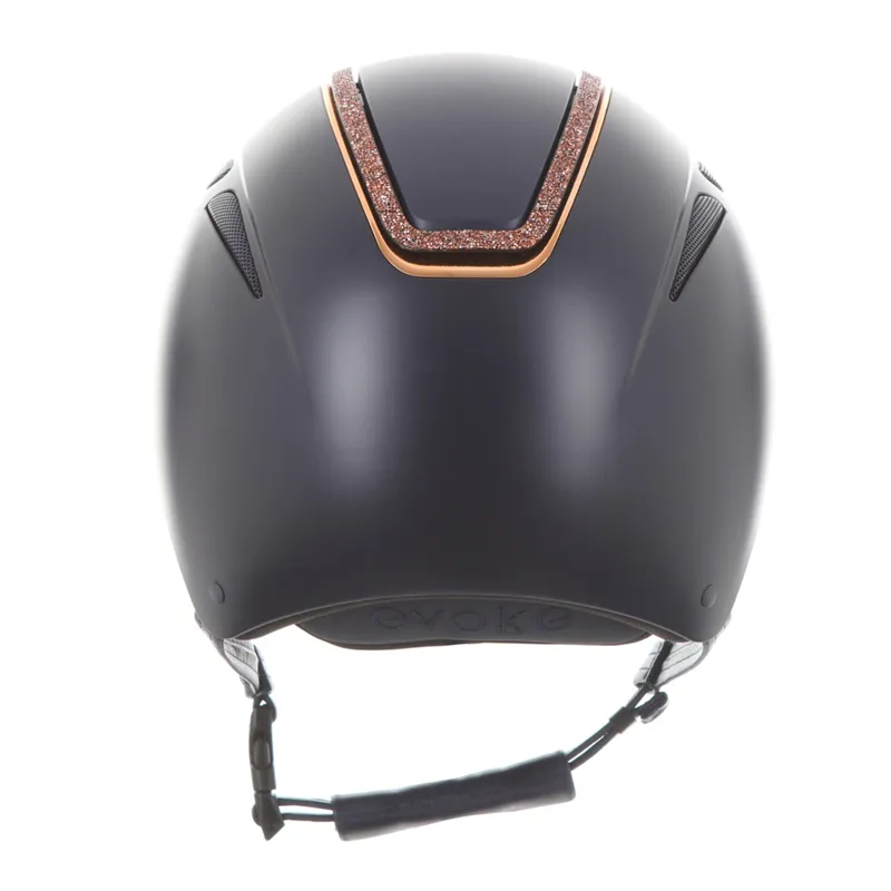 Evoke Callisto Classic Peak Navy/Rose Gold Crystal Frame-2