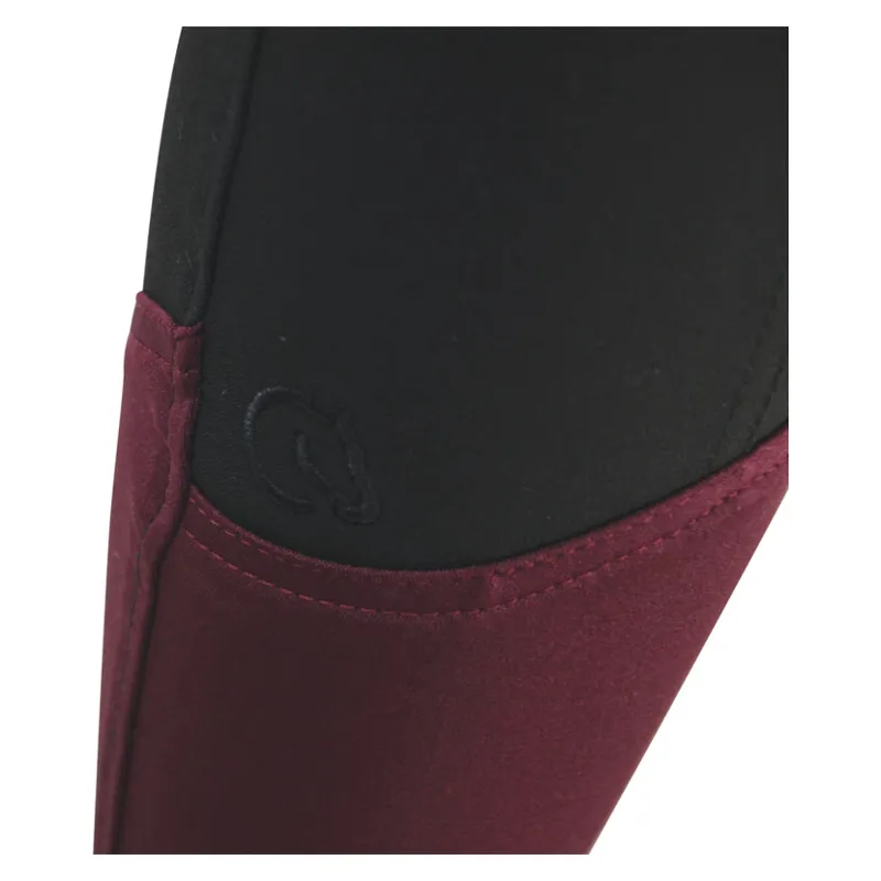 Coldstream Learmouth Ladies Breeches - Black/Windsor Wine-2