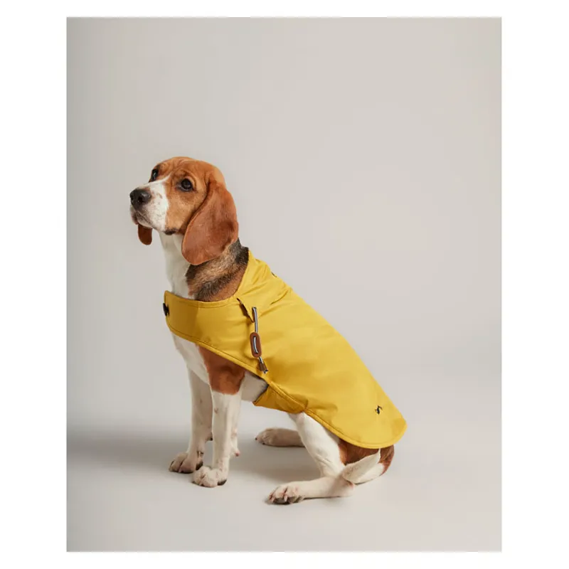 Joules Water Resistant Dog Coat Mustard