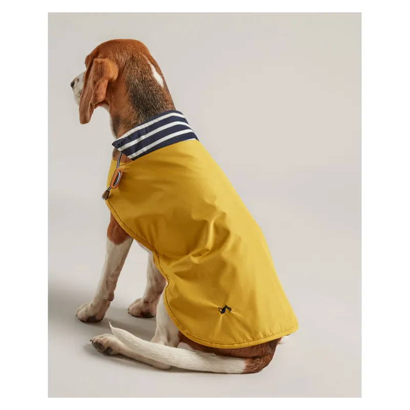 Joules Water Resistant Dog Coat Mustard-1