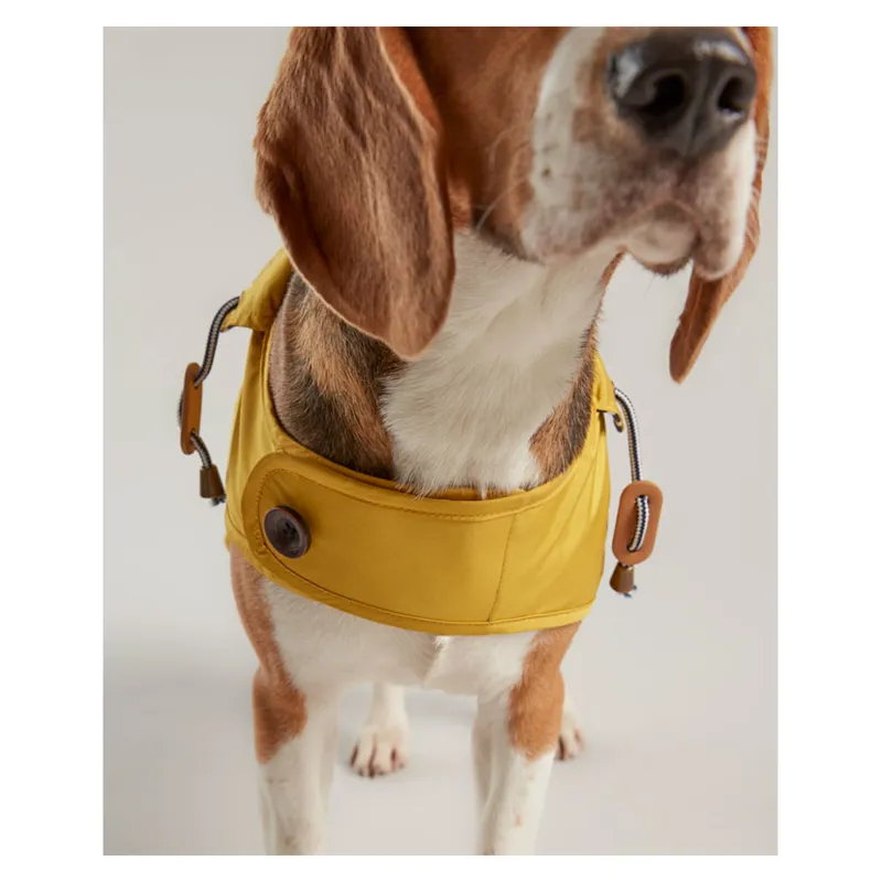 Joules Water Resistant Dog Coat Mustard-3