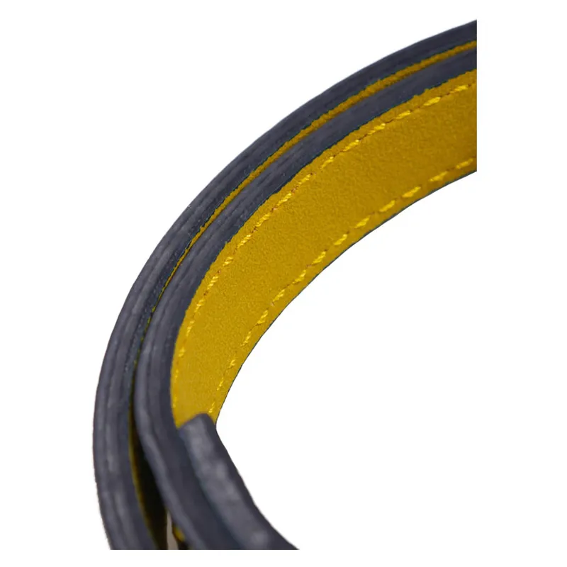 Joules Leather Dog Lead Navy-3