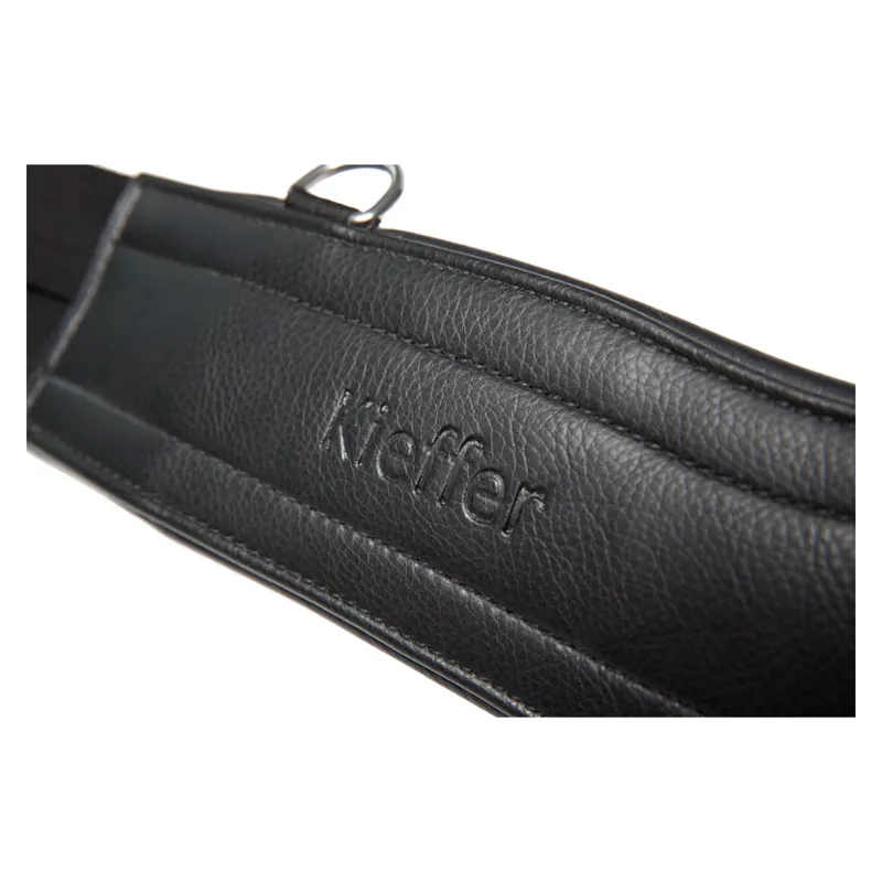 Kieffer Ultrasoft Leather Girth - Black-1