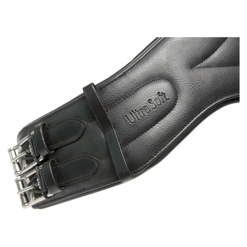Kieffer Ultrasoft Leather Girth - Black-3