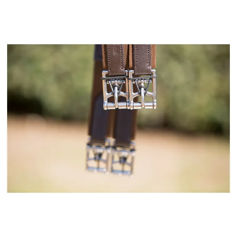 Kieffer Ultrasoft Leather Girth - Brown-2