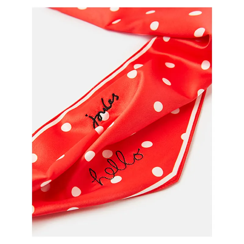 Joules Neckerchief Red Polka Dot-2