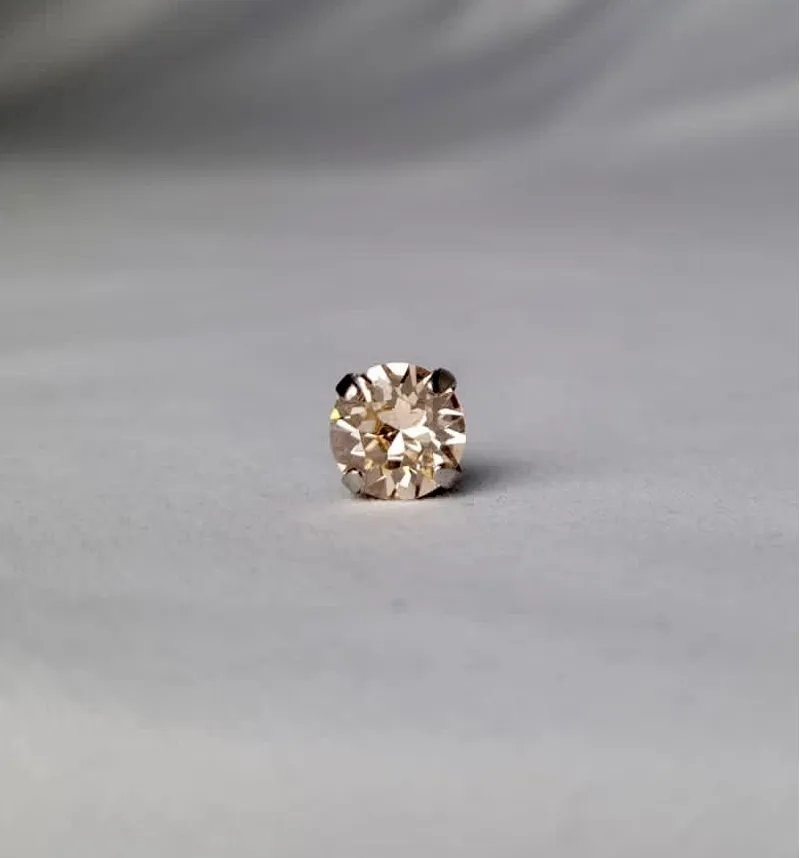 Otto Schumacher Tiffany Stock Pin - Peach