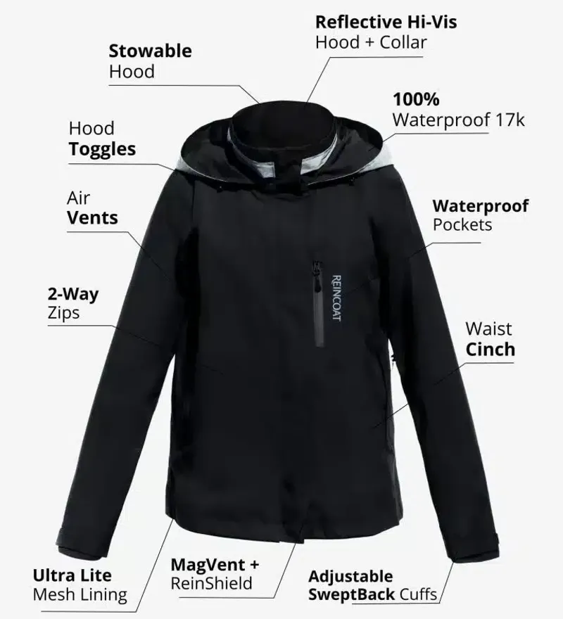 Reincoat Air Adult - Black-1