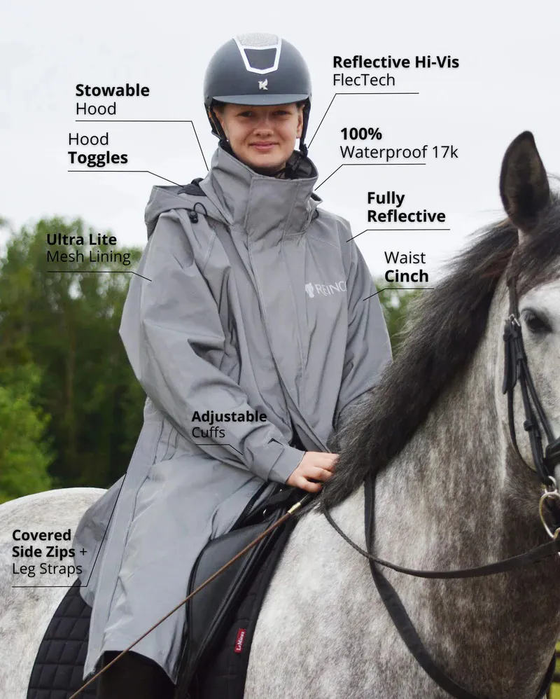 Reincoat Lite Adult - Reflective Silver-2