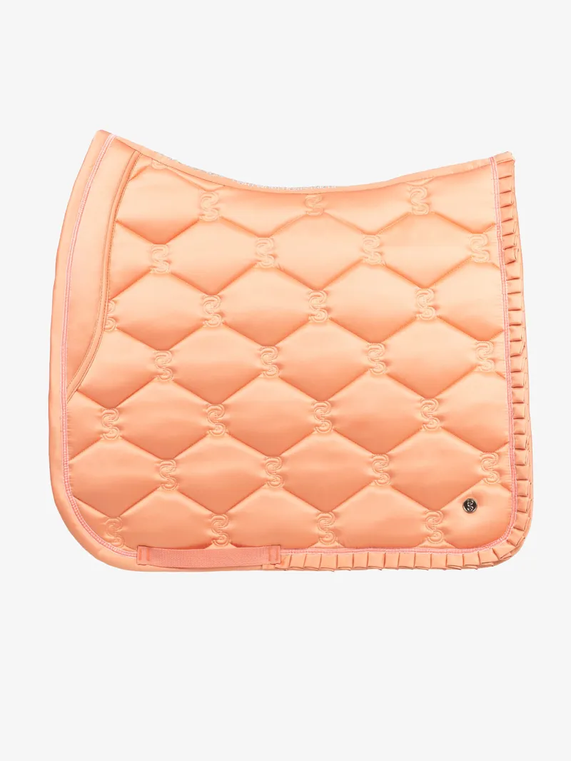 PS of Sweden Dressage Ruffle Saddle Pad - Coral